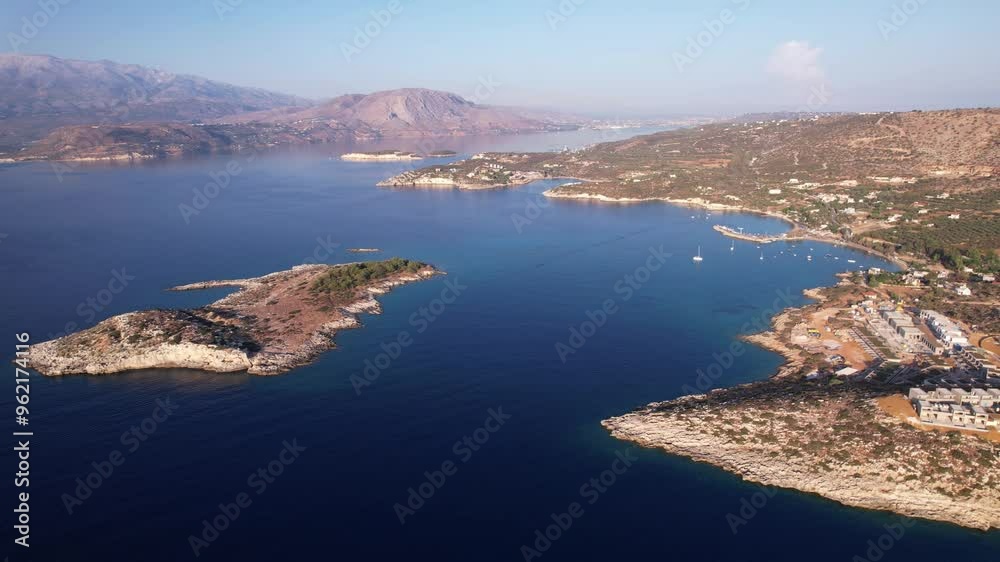 Explore the stunning coastal beauty of Crete, Greece with crystal-clear waters and scenic landscapes captured in breathtaking detail