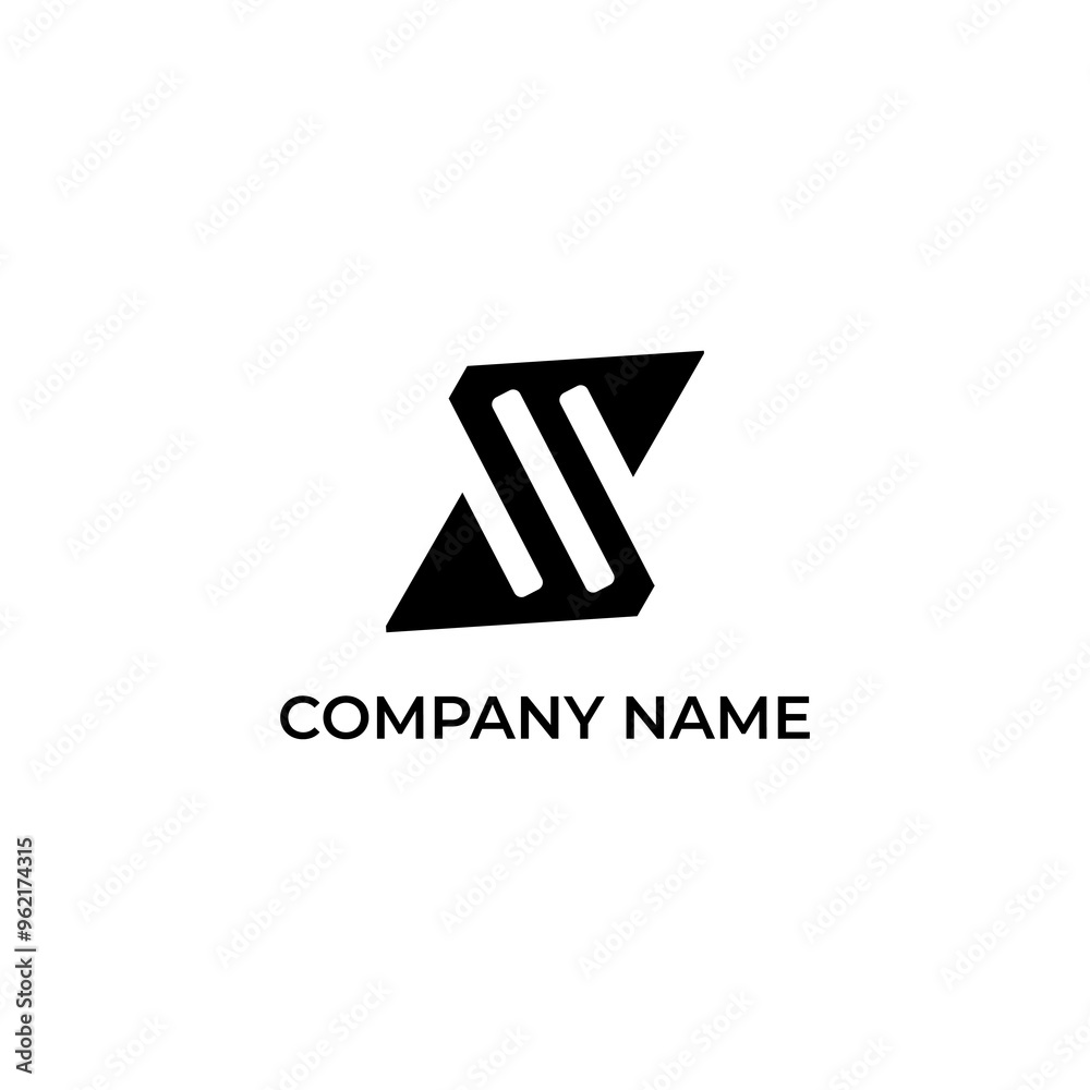 elegant modern letter s logo with simple striped style element template vector design elegant modern letter s logo with simple striped style element template vector design