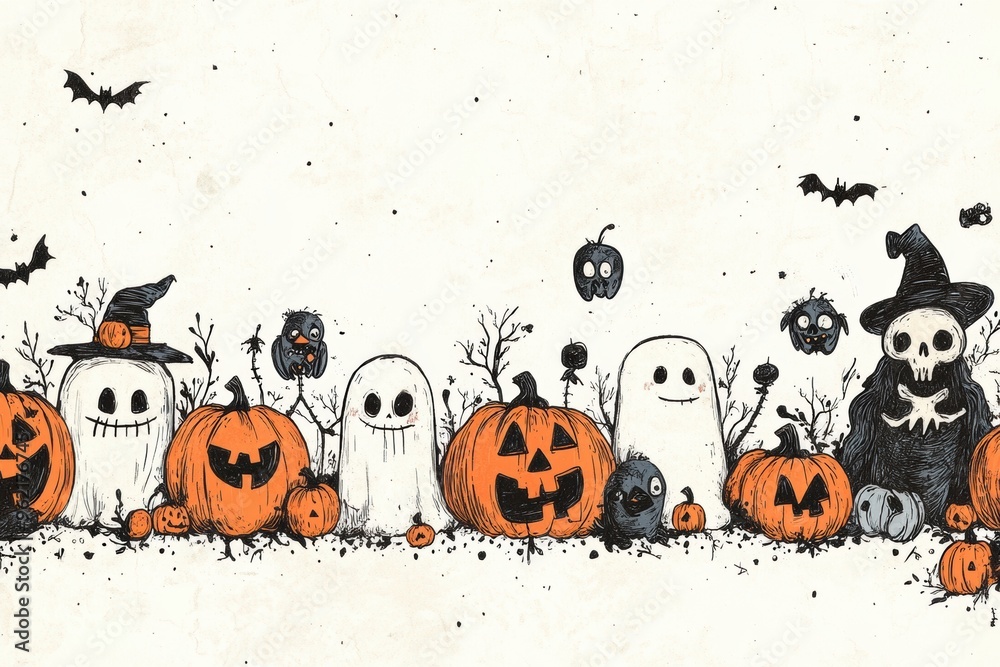 Halloween frame for text Halloween frame for text