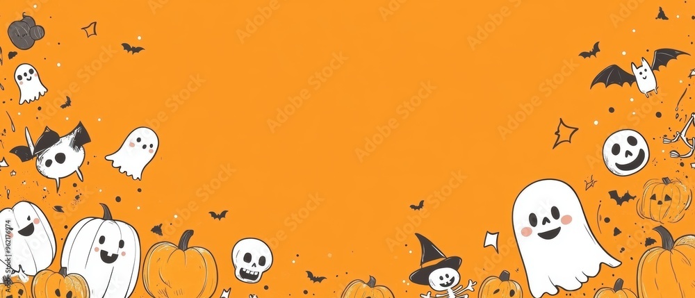 Halloween frame for text Halloween frame for text