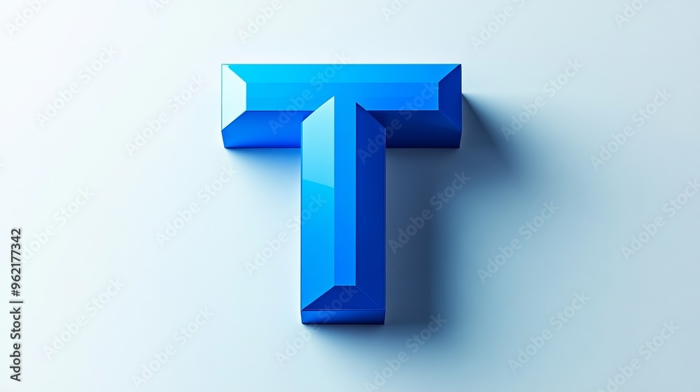 A 3D letter A 3D letter
