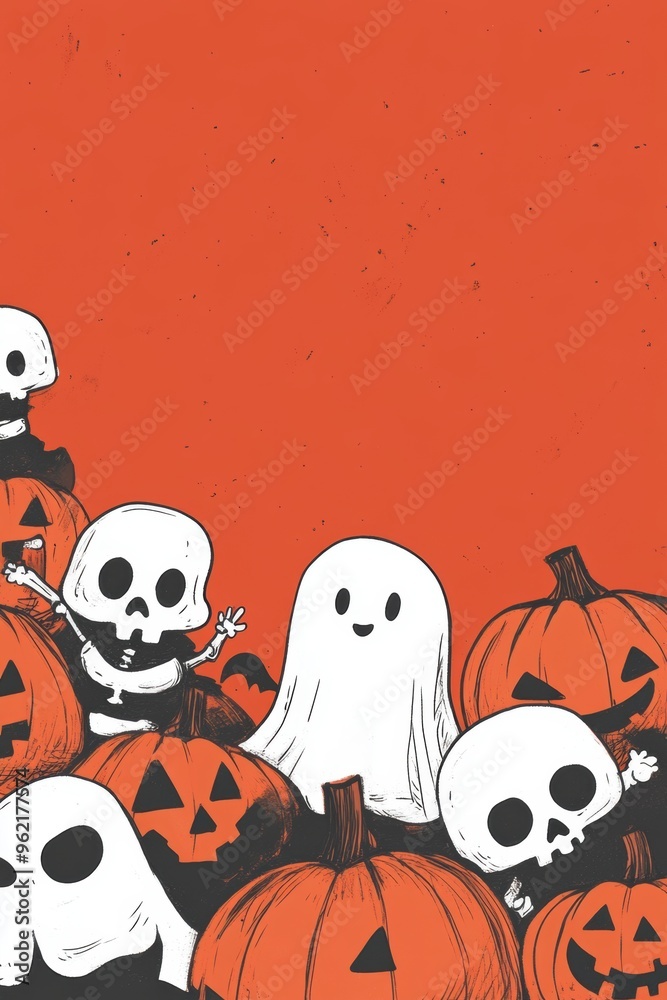 Halloween frame for text Halloween frame for text