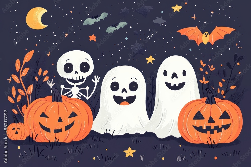 Halloween frame for text