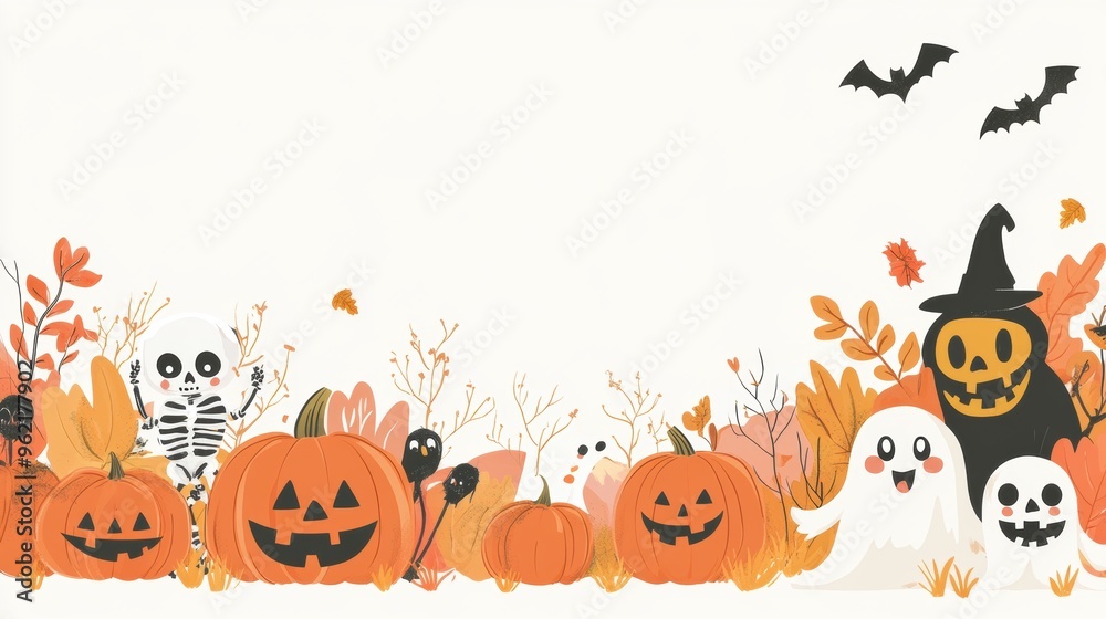Halloween frame for text Halloween frame for text