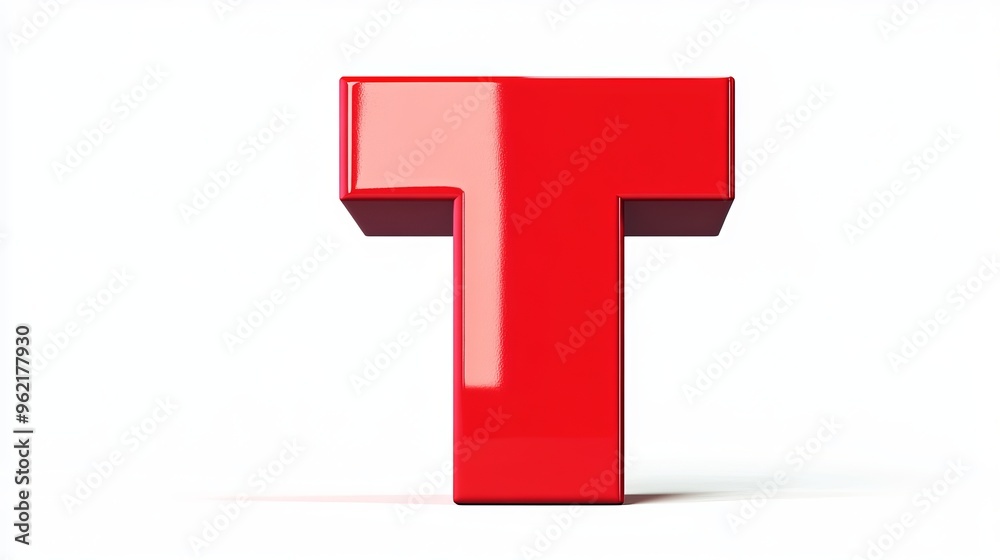 Obraz premium Isolated 3D letter 