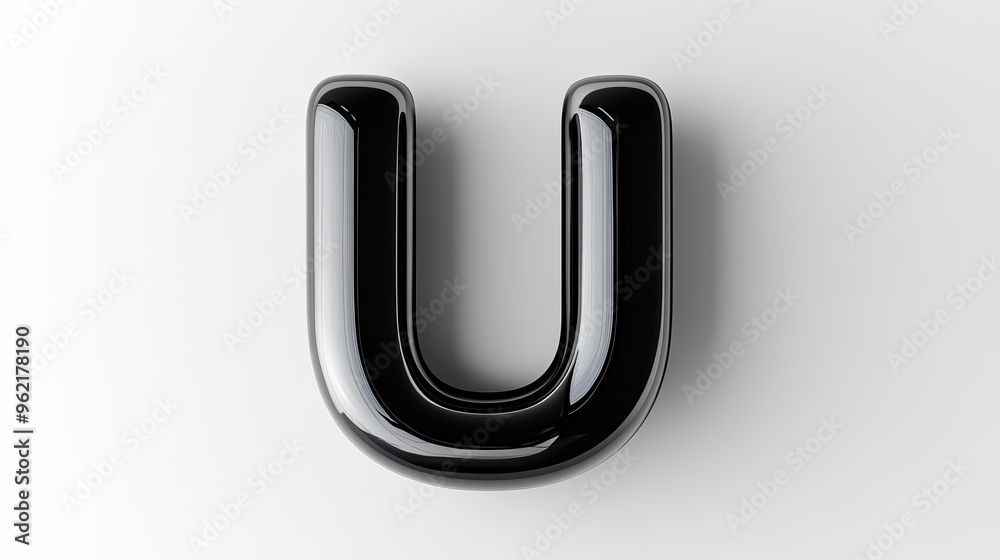 Three-dimensional letter Three-dimensional letter