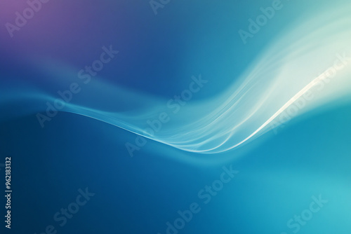 soft abstract design featuring flowing light waves in shades of blue and purple, creating a calming and dynamic visual
