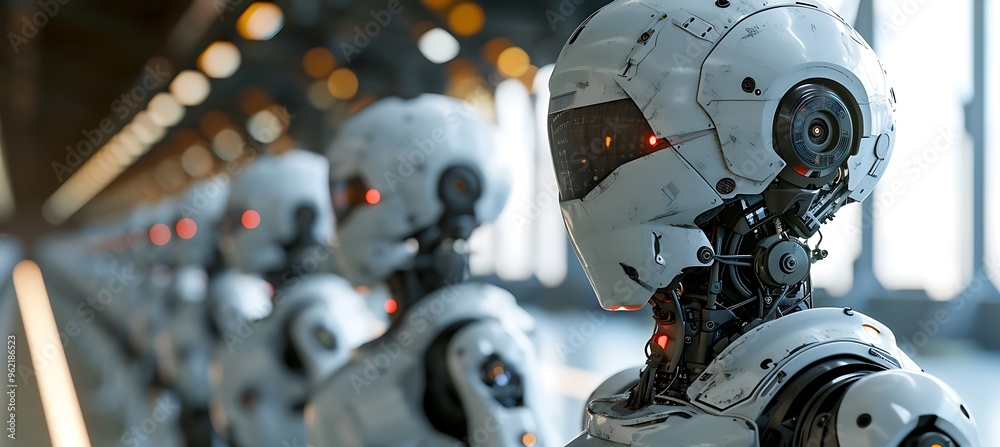 Fototapeta premium the robot of the robot