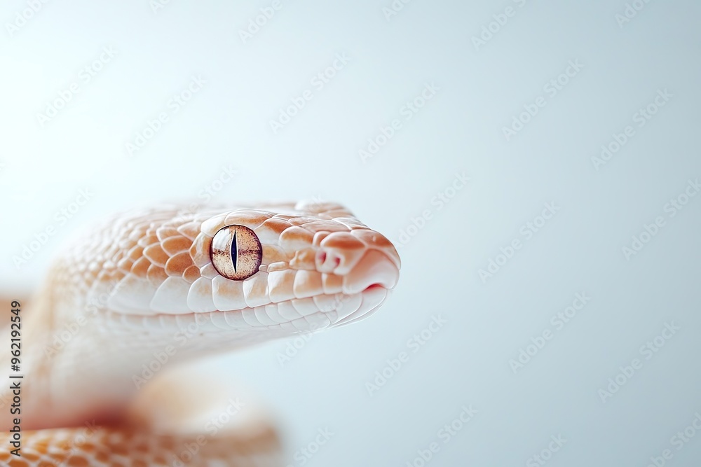 Close-up of corn snake with focus on its eye and scales Close-up of corn snake with focus on its eye and scales