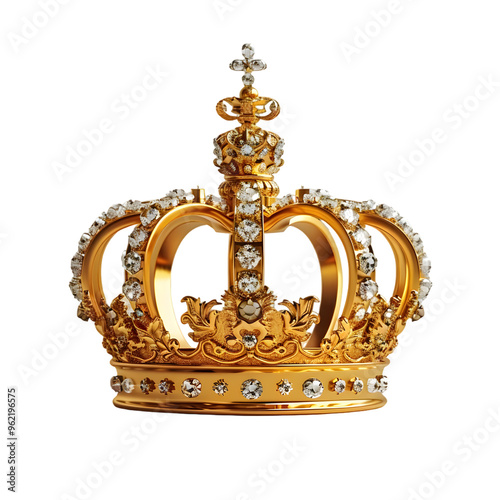 Golden Crown, Luxury Gold King Crown