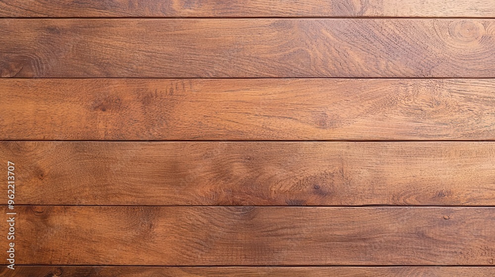 Naklejka premium Rustic Wooden Backdrop, warm tones and textured grain create an inviting atmosphere, ideal for showcasing products or enhancing visual storytelling with a cozy feel.