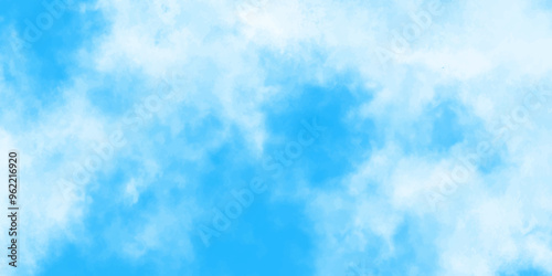 gradient light white sky background with fluffy clouds .Nature landscape in environment day horizon skyline view .cloudy in sunshine calm bright winter air background .	