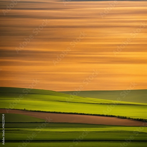 field and blue sky