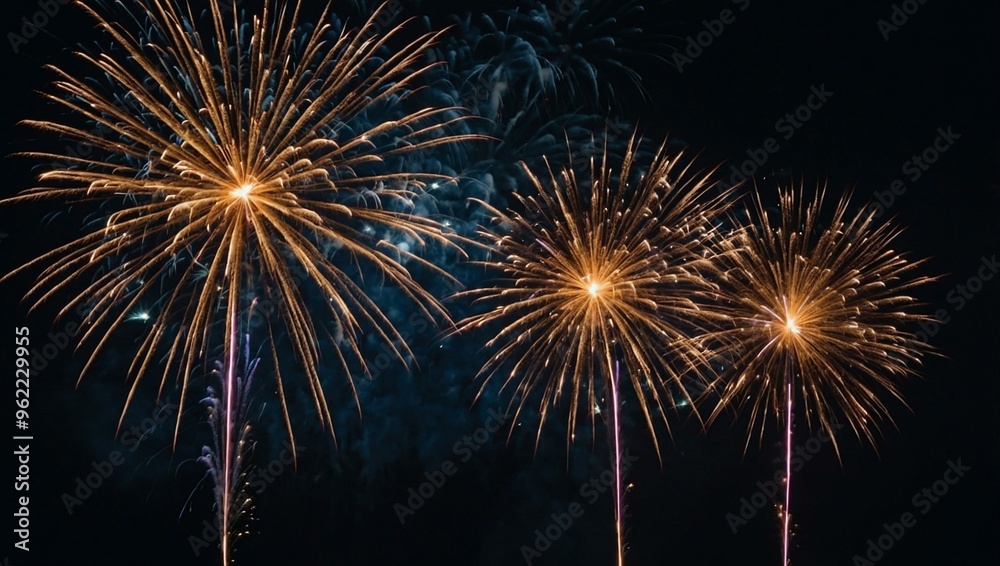 Sparkler fireworks on a dark background, ready for text placement. Sparkler fireworks on a dark background, ready for text placement.