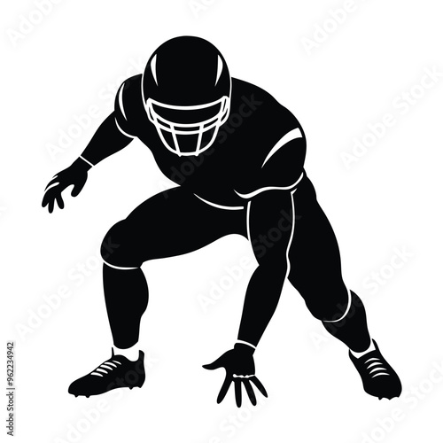 Defensive american football player 