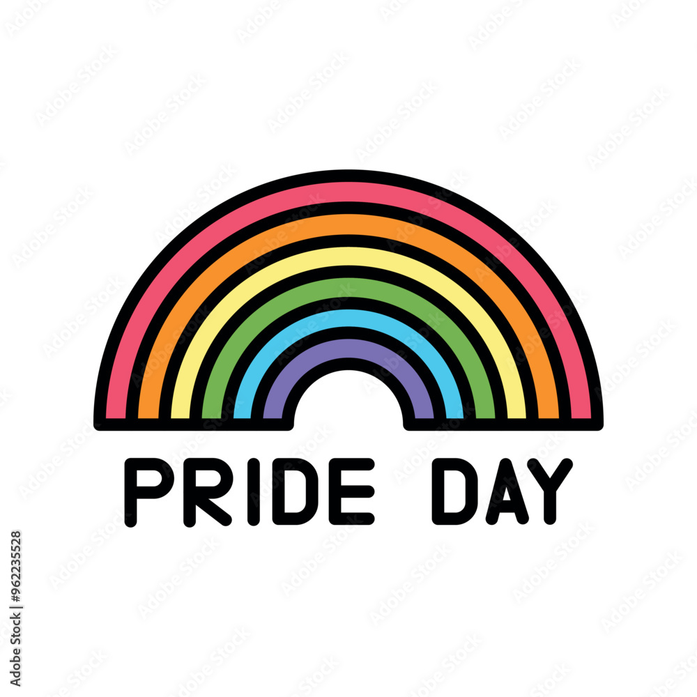 Obraz premium LGBT solidarity tolerance line icon. Vector isolated element.