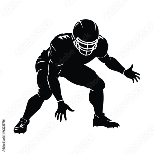 Defensive american football player 