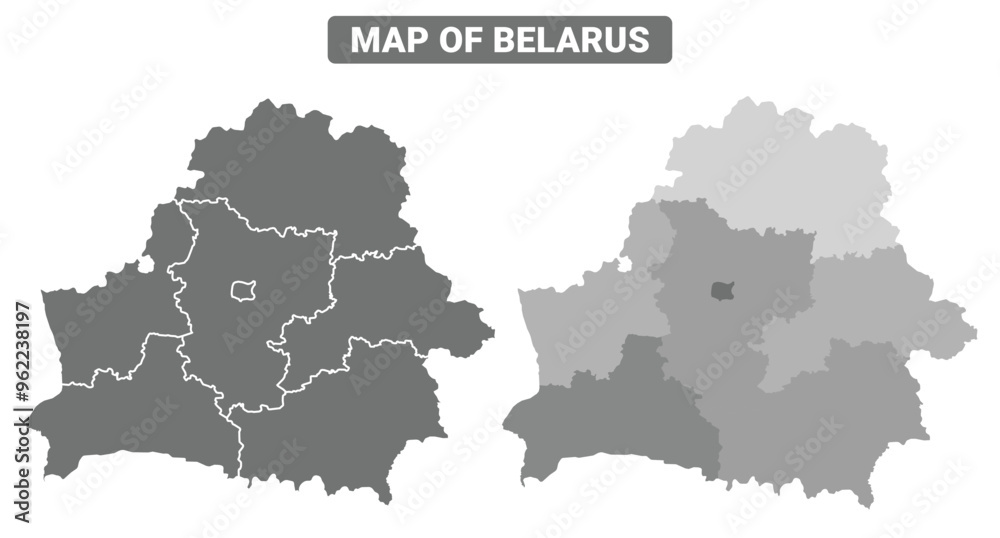 Greyscale Belarus Political Map With Borders Outline Style Vector 1000 F 962238197 BBBWv3x1Jf42mgr6LPcEk62KeCR2HUzl 