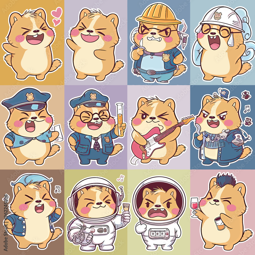 2d vector illustration emoji emote for social media icon for fruits and animals cute character 2d vector illustration emoji emote for social media icon for fruits and animals cute character