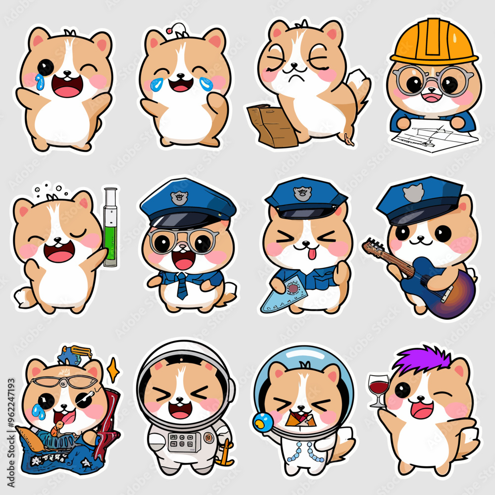 2d vector illustration emoji emote for social media icon for fruits and animals cute character 2d vector illustration emoji emote for social media icon for fruits and animals cute character