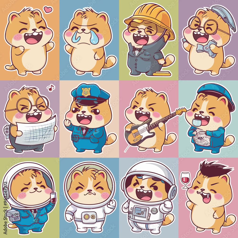 2d vector illustration emoji emote for social media icon for fruits and animals cute character 2d vector illustration emoji emote for social media icon for fruits and animals cute character