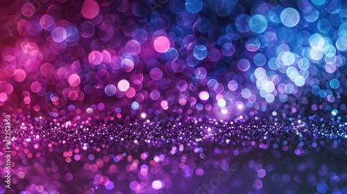 Abstract Background with Purple and Blue Lights