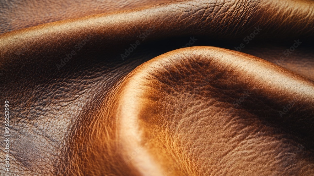 Full Grain Leather Texture. Abstract close-up detail of vegetable tanned cowhide Full Grain Leather Texture. Abstract close-up detail of vegetable tanned cowhide