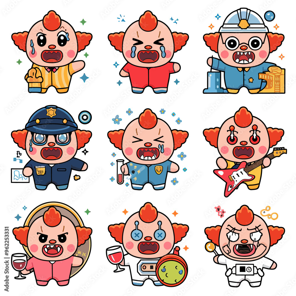 2d vector illustration emoji emote for social media icon for fruits and animals cute character 2d vector illustration emoji emote for social media icon for fruits and animals cute character