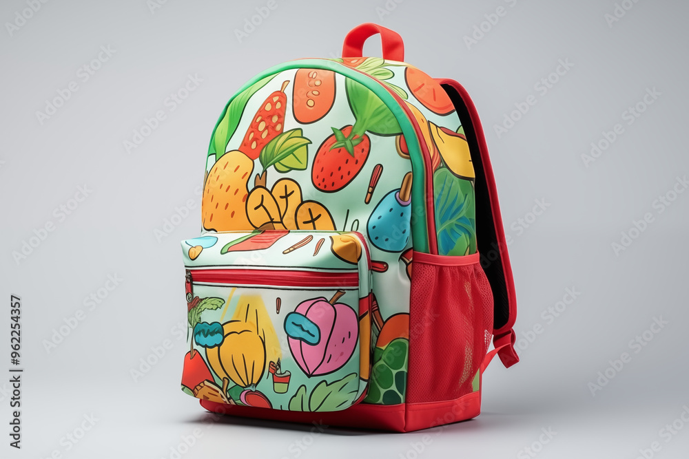 Schoolbag for children on a white background. School-related topics. Back to school. School holidays. Learning at school. Image for graphic designer. Image for flyers. Schoolbag for children on a white background. School-related topics. Back to school. School holidays. Learning at school. Image for graphic designer. Image for flyers.