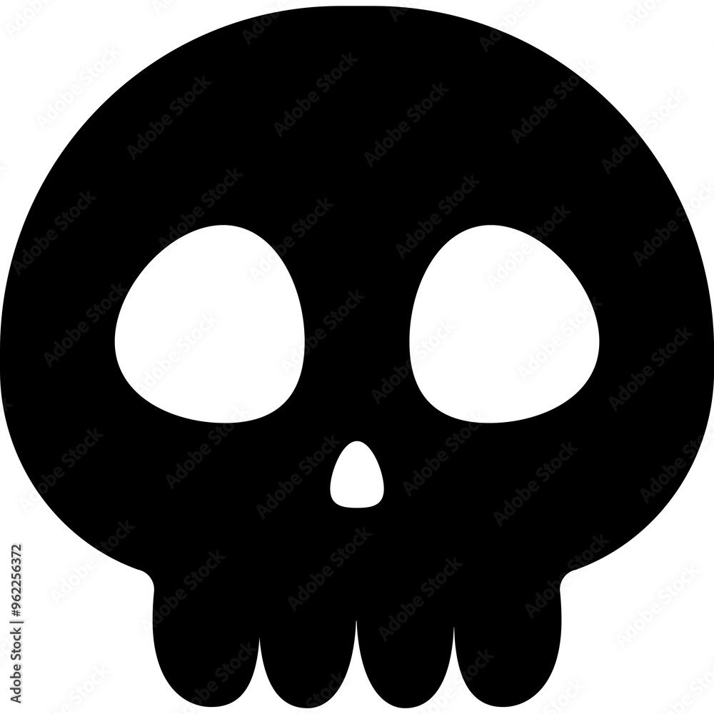 Cute Skull icon Isolated PNG Illustration Cute Skull icon Isolated PNG Illustration