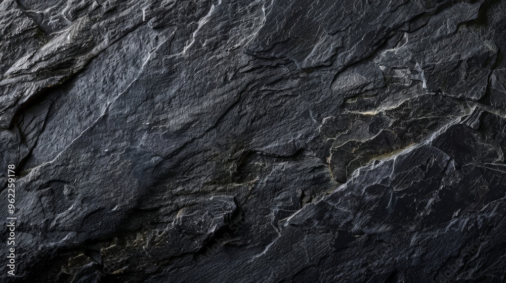 Black stone or slate texture background Black stone or slate texture background