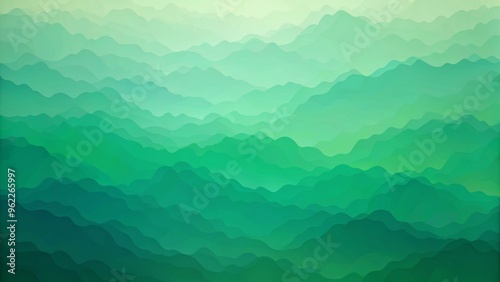 Abstract green wavy texture background