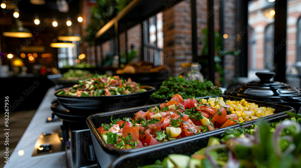 Obraz premium Lavish Breakfast Spread 