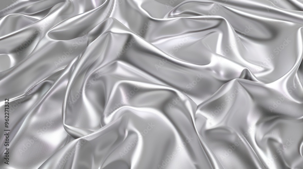 Abstract Silver Fabric Texture Abstract Silver Fabric Texture