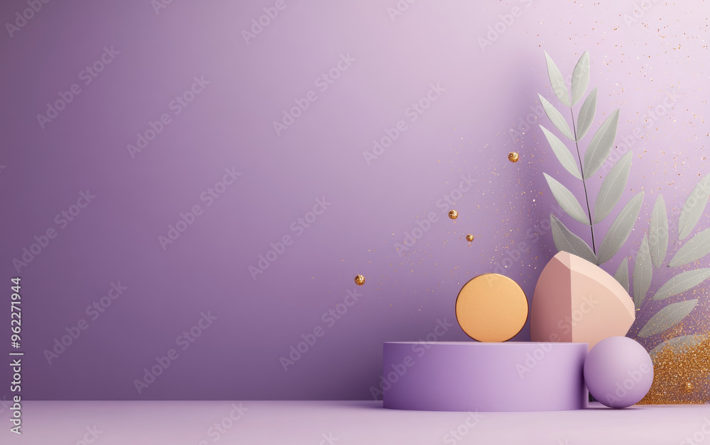 Fototapeta premium Retro background of e-commerce product display platform