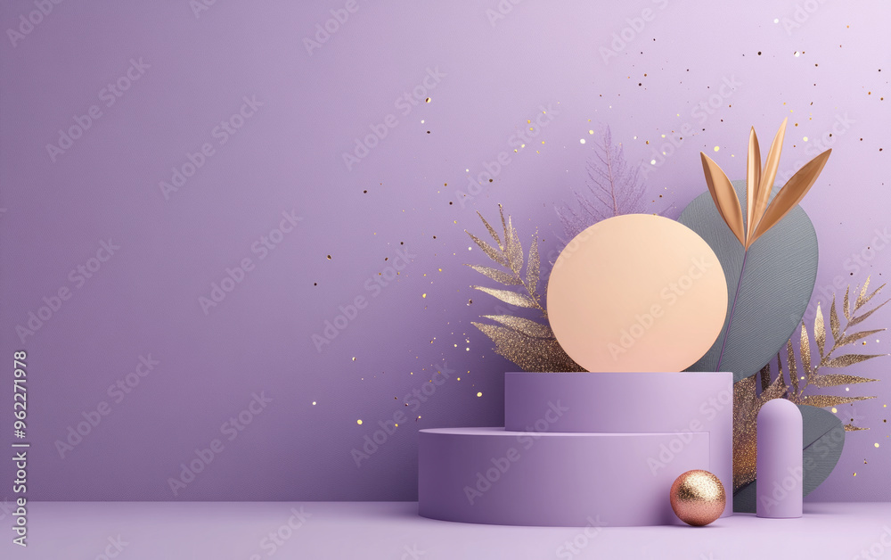 Fototapeta premium Retro background of e-commerce product display platform