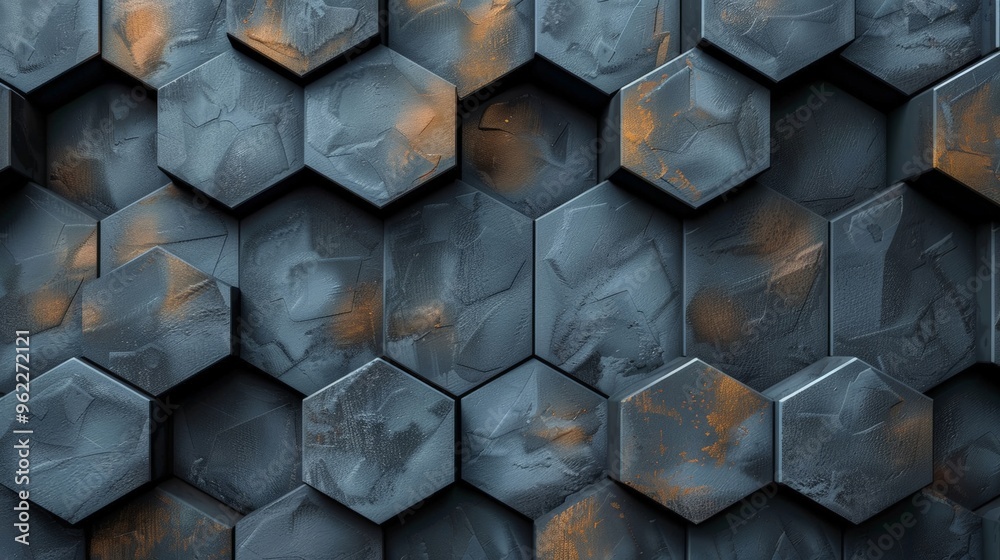 hexagon background and texture hexagon background and texture