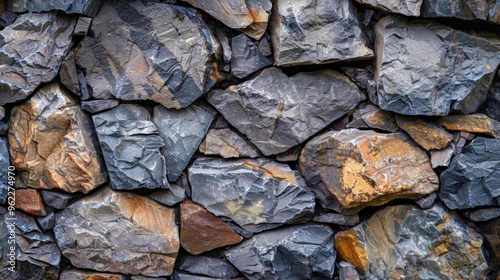 Stone background rock wall backdrop with rough texture Abstract grungy and textured surface of stone material Nature detail of rocks 