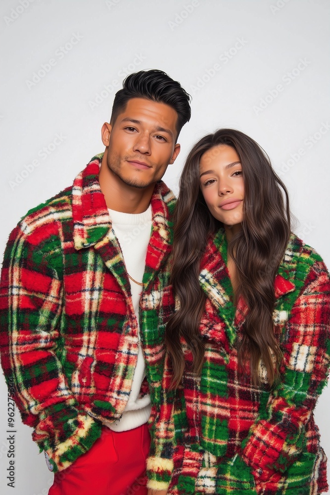 Awkward holiday shoot with Alex Meraz & Chloe Bennet