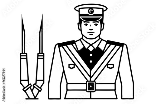 Veterans Day, Honor guard, AI Generation