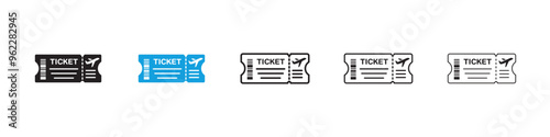 Flight tickets icon