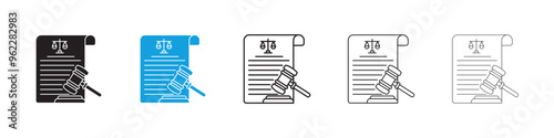 Court decision icon