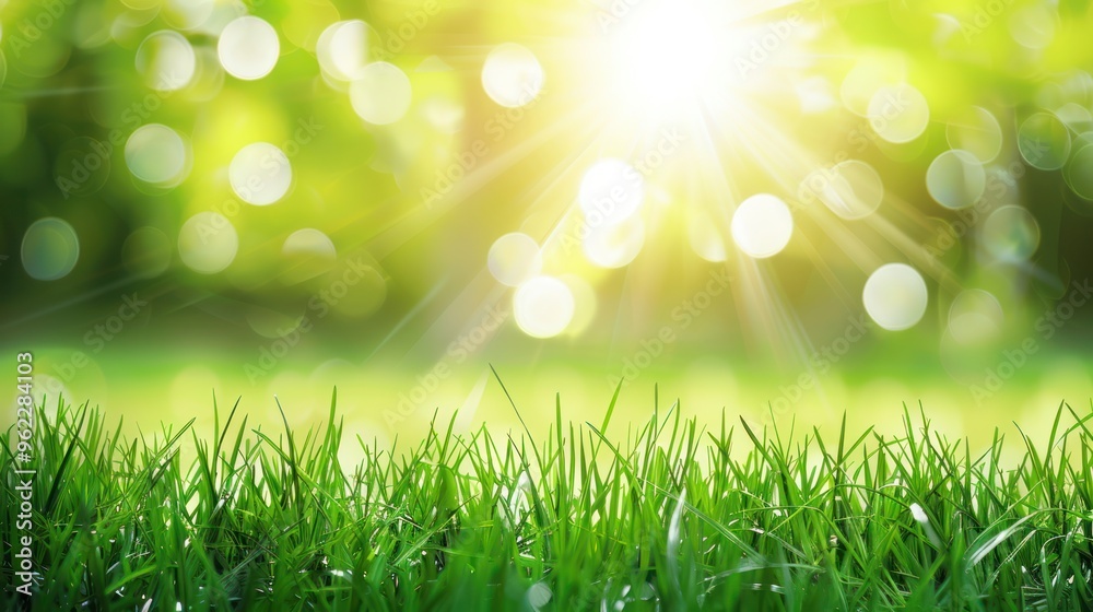Sunshine Through Green Grass Sunshine Through Green Grass