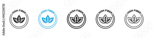 High fiber food icon