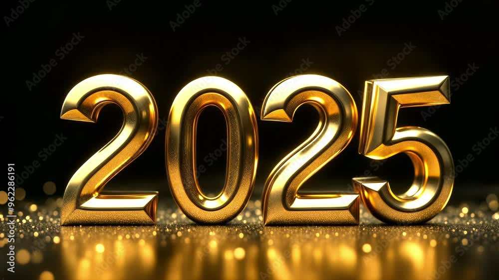 Golden Years 2024 and 2025 with Sparkling Confetti: New Year's Celebration, Hope, and Future Concept.
Golden Years 2024 and 2025 with Sparkling Confetti: New Year's Celebration, Hope, and Future Concept.