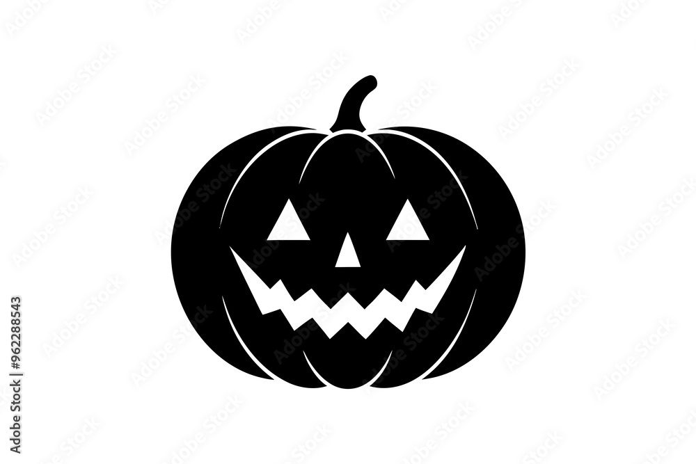 Halloween pumpkin in flat style for poster, banner, greeting card. Vector illustration. Halloween pumpkin in flat style for poster, banner, greeting card. Vector illustration.