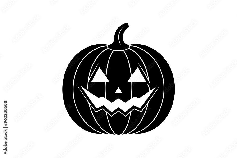 Halloween pumpkin in flat style for poster, banner, greeting card. Vector illustration. Halloween pumpkin in flat style for poster, banner, greeting card. Vector illustration.