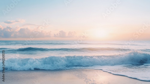 Serene Ocean Sunset