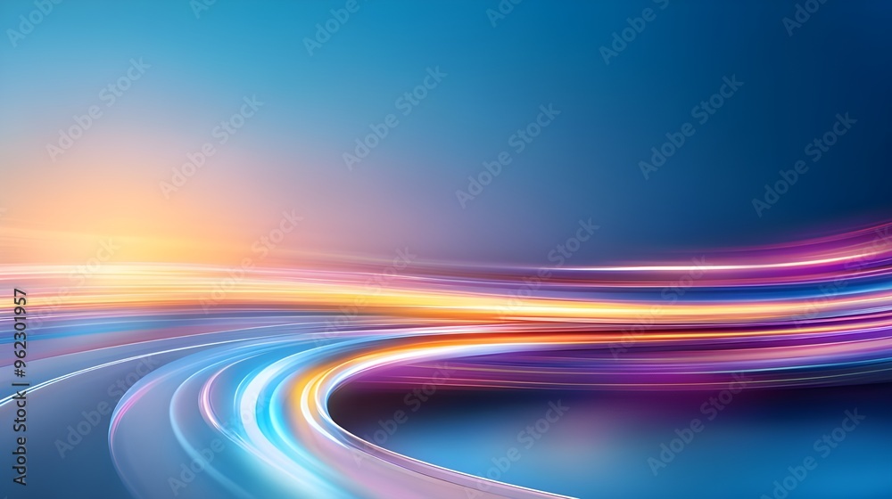 Abstract motion lightspeed travel banner concept Abstract motion lightspeed travel banner concept