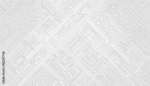 Light texture in light gray tones based on the image of labyrinths. Gray background